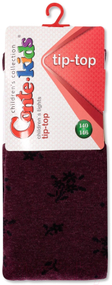 Изображение товара Колготки детские Conte Kids Tip-Top 549 (р.150-152, темно-бордовый)