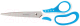 Ножницы канцелярские Axent Shell / 6305-02 (белый/голубой) - 
