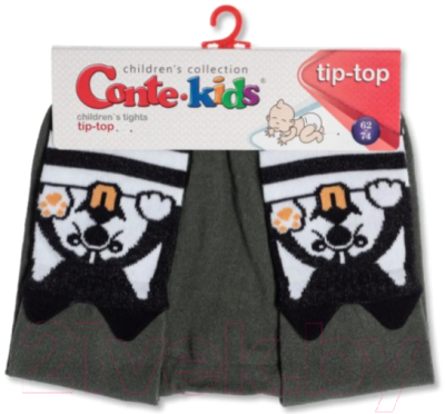 Изображение товара Колготки детские Conte Kids Tip-Top 560 (р.62-74, хаки)