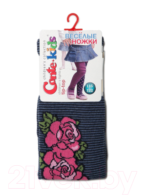 Изображение товара Колготки детские Conte Kids Tip-Top 487 (р.116-122, темный джинс)