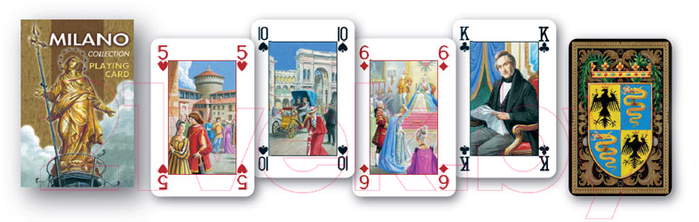 Игральные карты Lo Scarabeo History of Milan Playing Cards / PC47 — фото 2