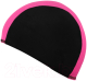 Шапочка для плавания Спортивные мастерские Lucra / SM-089 (черный/розовый) - 