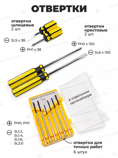 Универсальный набор инструментов WMC Tools 2054 (50476)