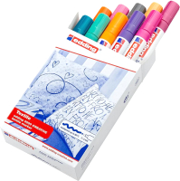 Набор маркеров для ткани Edding E-4500 Trend / 6595000/4-4500099 (10шт) - 