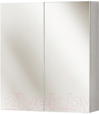 Шкаф с зеркалом для ванной Акваль Виза / ВИЗА.04.60.00.N