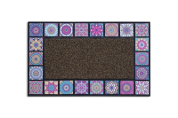 Коврик грязезащитный Attribute Mosaic Quadro AMM275 (фиолетовый) - 