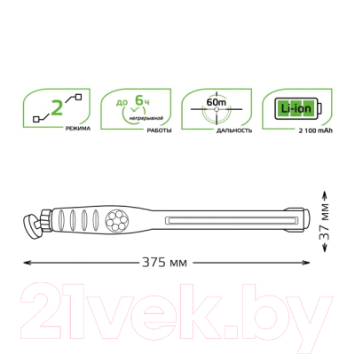 Изображение товара Фонарь Gauss GFL801