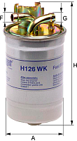 Топливный фильтр Hengst H126WK - 
