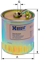 Топливный фильтр Hengst H128WK - 