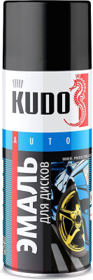 Эмаль автомобильная Kudo Для дисков (520мл, светло-серый)