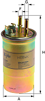 Топливный фильтр Hengst H139WK - 