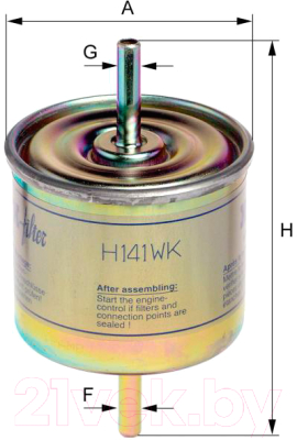 

Топливный фильтр Hengst, H141WK