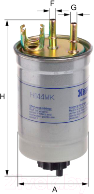 Топливный фильтр Hengst H144WK