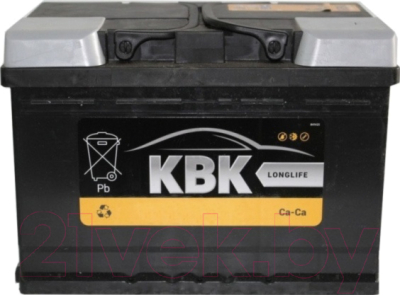 Автомобильный аккумулятор KBK 44 R низкий / 110444 (44 А/ч)
