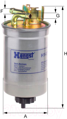

Топливный фильтр Hengst, H147WK