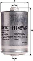 Топливный фильтр Hengst H148WK - 
