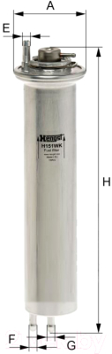 

Топливный фильтр Hengst, H151WK