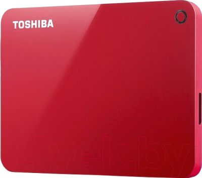 Внешний жесткий диск Toshiba Canvio Advance 1TB (HDTC910ER3AA) (красный)
