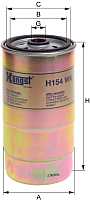Топливный фильтр Hengst H154WK - 