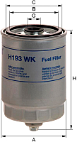 Топливный фильтр Hengst H193WK - 