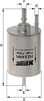 Топливный фильтр Hengst H224WK - 
