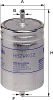 Топливный фильтр Hengst H82WK02 - 
