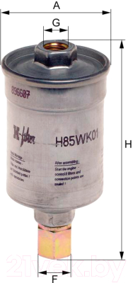 

Топливный фильтр Hengst, H85WK01