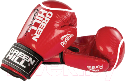 Боксерские перчатки Green Hill Panther BGP-2098 / 12oz (красный)