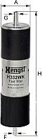 Топливный фильтр Hengst H332WK - 