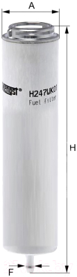 Топливный фильтр Hengst H247WK01