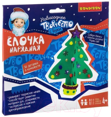 

Набор для творчества Bondibon, Елочка нарядная / ВВ2147