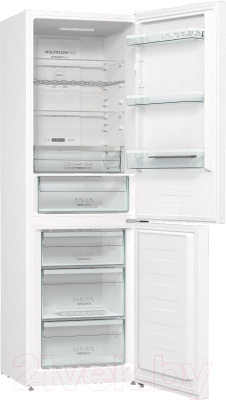Холодильник с морозильником Gorenje NRK6192AW4