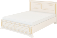Двуспальная кровать Мебель-Неман Афина МН-222-12-180 (крем/патина) - 