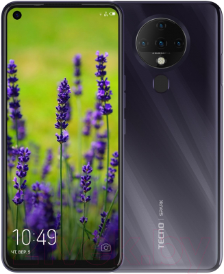 

Смартфон Tecno, Spark 6 4GB/64GB / KE7 (черная комета)