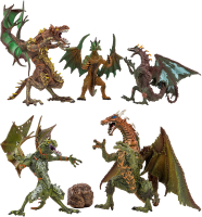 Набор фигурок коллекционных Masai Mara Динозавры и драконы для детей. Мир драконов / MM207-003 - 