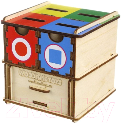 

Развивающая игрушка WoodLand Toys, Фигуры цвет / 119102
