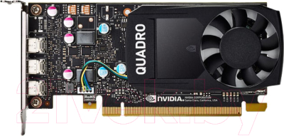 Видеокарта PNY Nvidia Quadro P400 DVI 2GB GDDR5 (VCQP400DVIV2-PB)