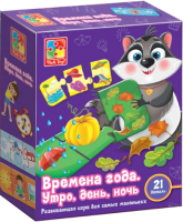 

Развивающие карточки Vladi Toys, Времена года. Время суток / VT1804-11