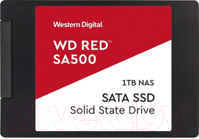 SSD диск Western Digital Red 1TB (WDS100T1R0A)