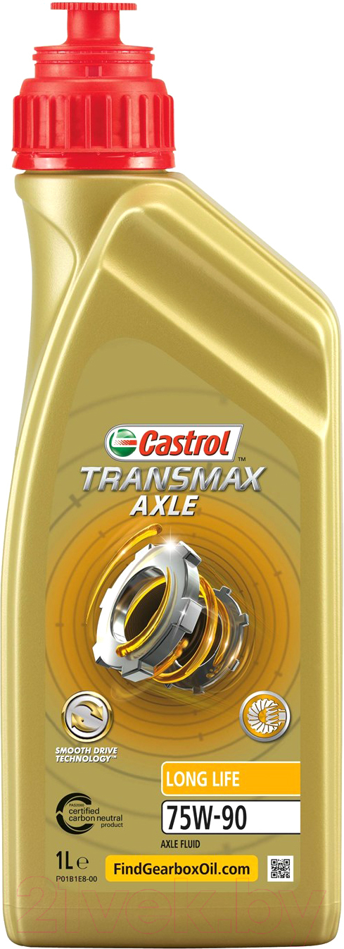 Трансмиссионное масло Castrol Transmax Axle Long Life 75W90 / 15D6EE