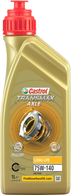 

Трансмиссионное масло Castrol, Transmax Axle Long Life 75W140 / 15D7A8