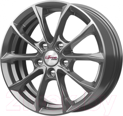

Литой диск iFree, Джет 16x6.5" 5x112мм DIA 57.1мм ET 46мм Хай вэй