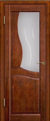 Дверь межкомнатная Vi Lario ДО Верона 70x200 L (бренди)
