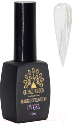 Моделирующий гель для ногтей Global Fashion Magic-Extension с шиммером 1 (12мл)