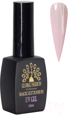Моделирующий гель для ногтей Global Fashion Magic-Extension с шиммером 6 (12мл)