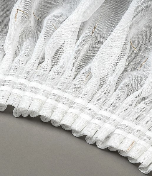 Гардина LEGRAND Лен 270x160 / 58 091 192 (белый с золотом)