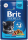 Влажный корм для кошек Brit Premium Chicken Chunks for Kitten / 5048809 (85г) - 