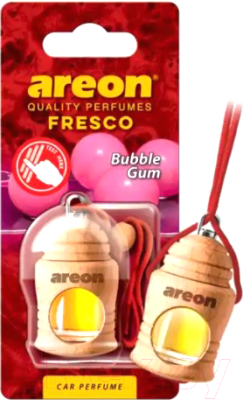 Ароматизатор автомобильный Areon Fresco Bubble Gum / ARE-FRTN07