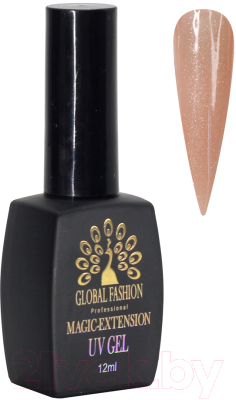 Моделирующий гель для ногтей Global Fashion Magic-Extension с шиммером 10 (12мл)