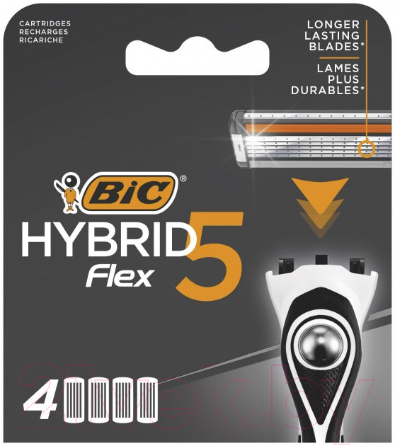 Набор сменных кассет Bic Flex 5 Hybrid